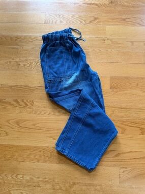 New Pull-On Barrel Jeans